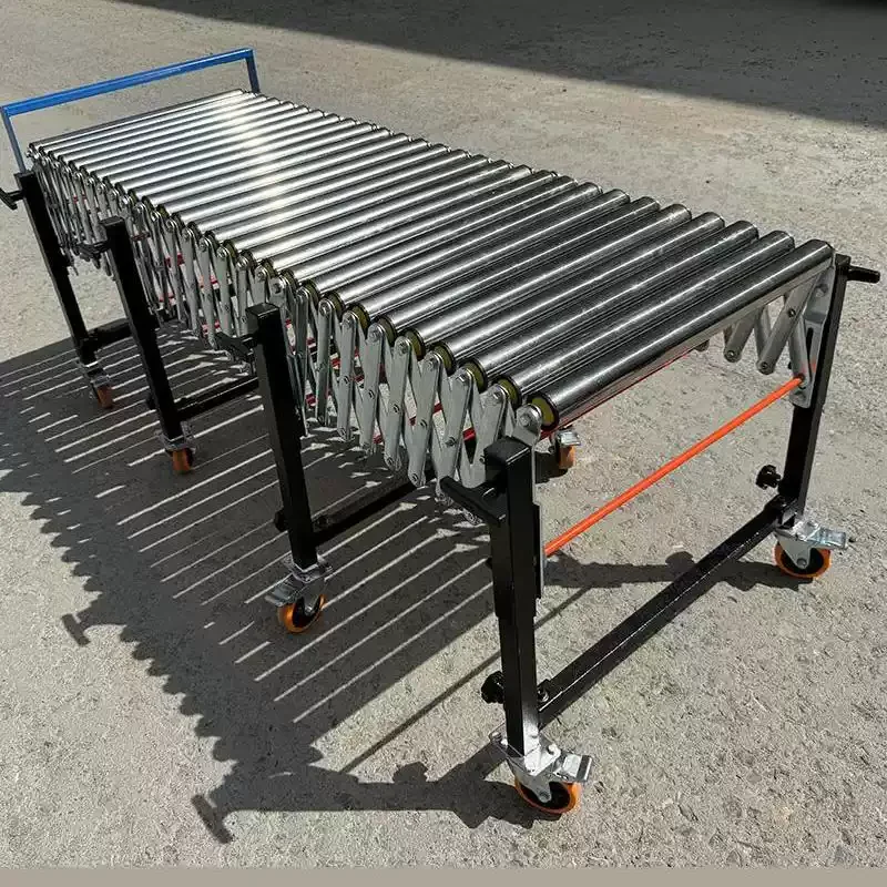 1Pcs Non Power Roller Conveyor Belt Foldable Conveyor Belt Unloading Roller Conveyer Width Approx. 80cm