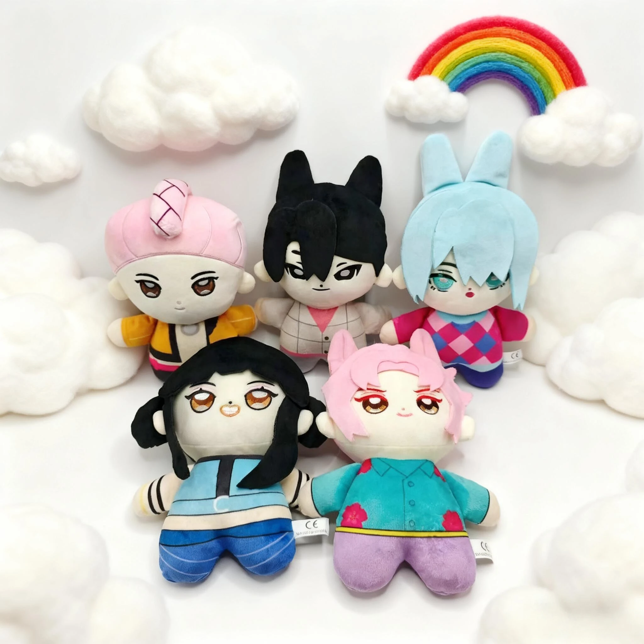 Kpop Dämonenjäger Rumi Plüsch Niedlicher Dämonenjäger Saja Jungen Plüschtier Cartoon Tiger/Vogel Gefüllte Puppe Weiche Heimdekoration Spielzeug Kinder Geschenk