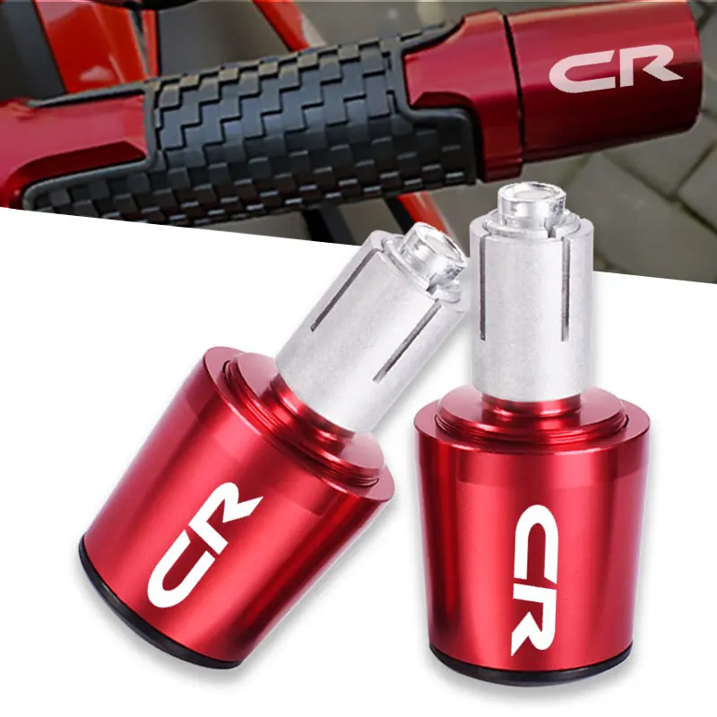 

For Honda CR80R CR85R CR125R CR250R CR 80R 85R 125R 250R Motorcycle CNC Handle Bar Handlebar Grips Cap End handle Plugs cap