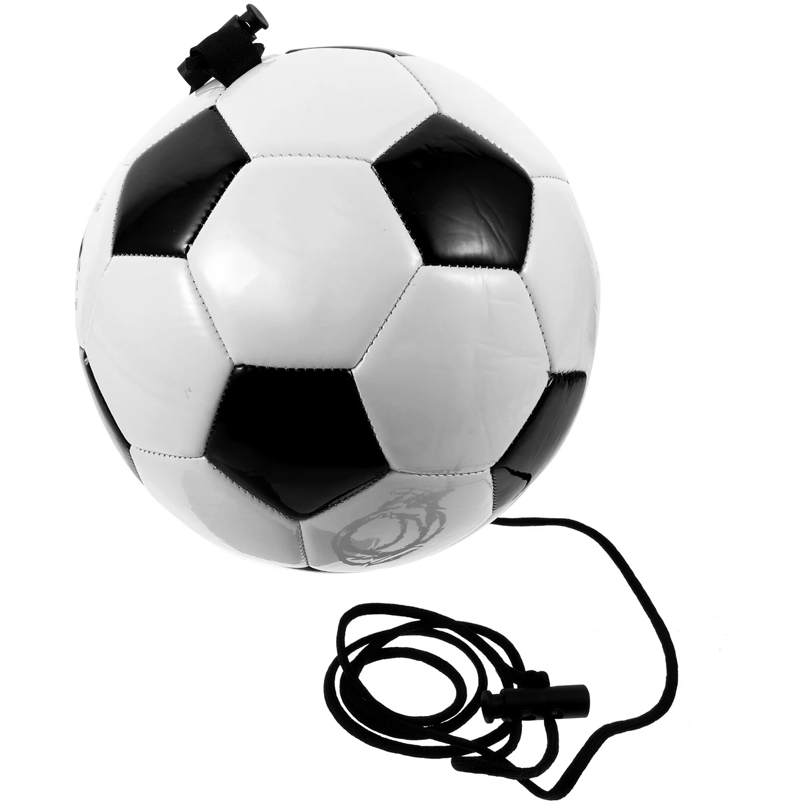 

Adjustable Soccer Trainer Football with Rope for Kids Boys Children Training Tool Improve Ball Control Passing Coordination Team