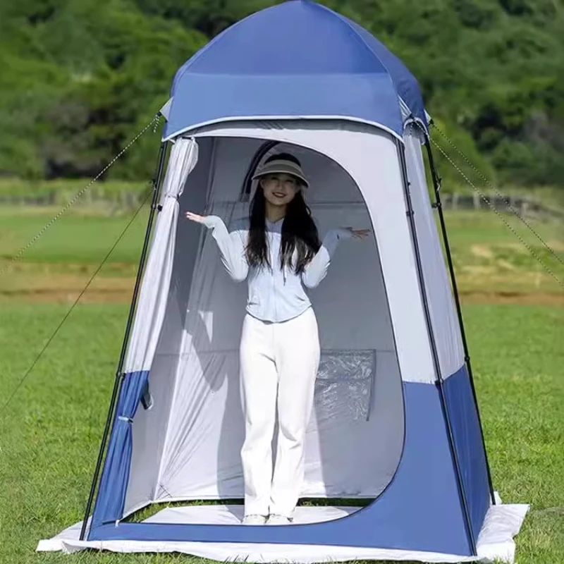 

Multifunctional shower tent folding outdoor bath tent enlarged and thickened