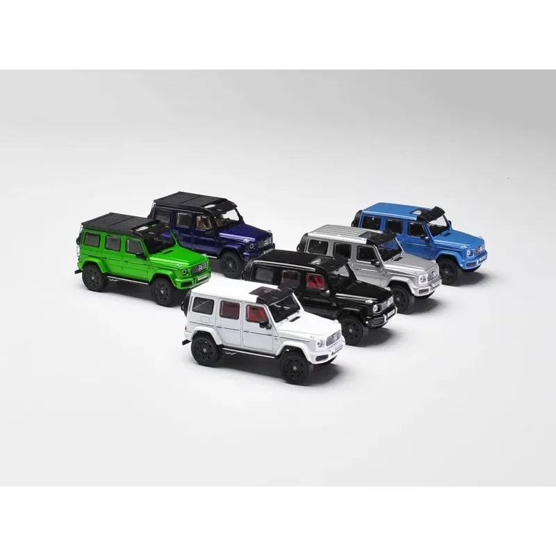 NZG 1:64 Mercedes-Benz MB AMG G63 4X4 2023 alloy model, children's collection of decorative toys, a New Year gift for children.