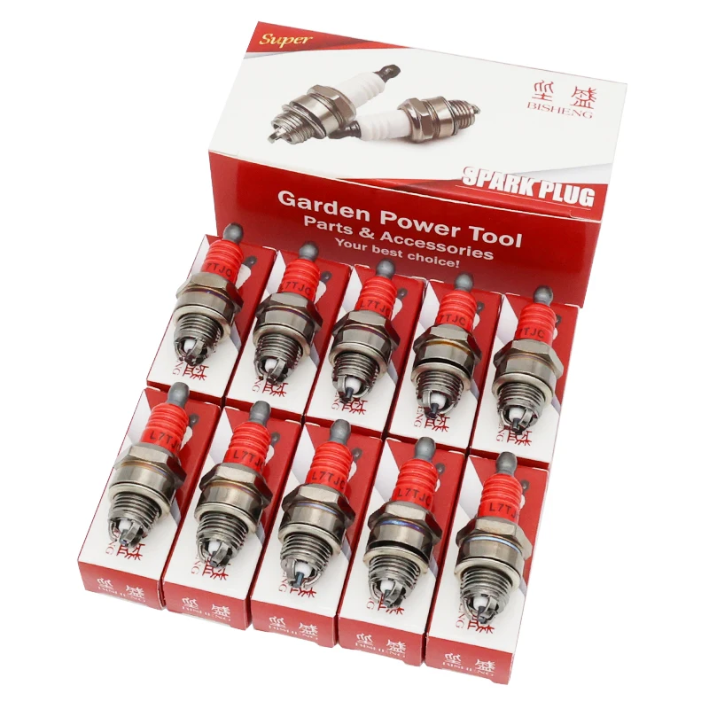 Garden Tools Parts Gasoline Chainsaw Brush Cutter Accessories M14*1.25 Spark Plug L7TJC L7T