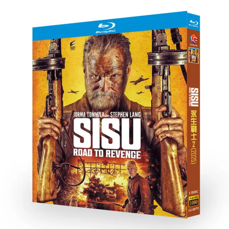 BD Blu-ray Disc Sisu 2 (2025) (Film) 1080 Disc Box HighDefinition