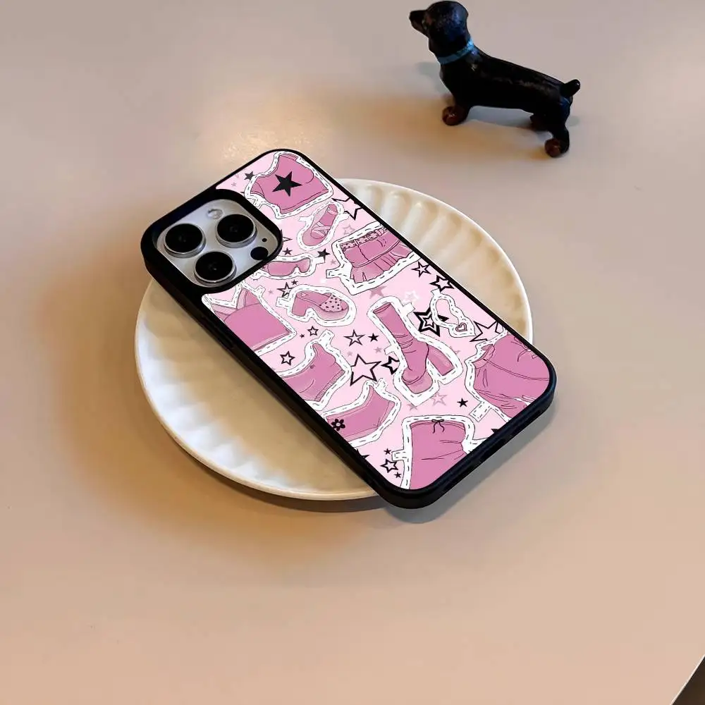 حافظة هاتف كارولين ريكي ماجسيف لهاتف آيفون 17 16 15 14 13 12 برو ماكس بلس غلاف صلب للهواء غطاء كامل من السيليكون مضاد للسقوط