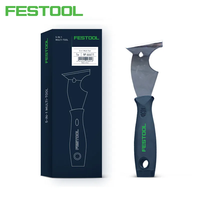 FESTOOL 66411 Original 5-In-1 Painters Multi-Tool Putty Knife Metope Repair Paint Cement Apply Hand Tools