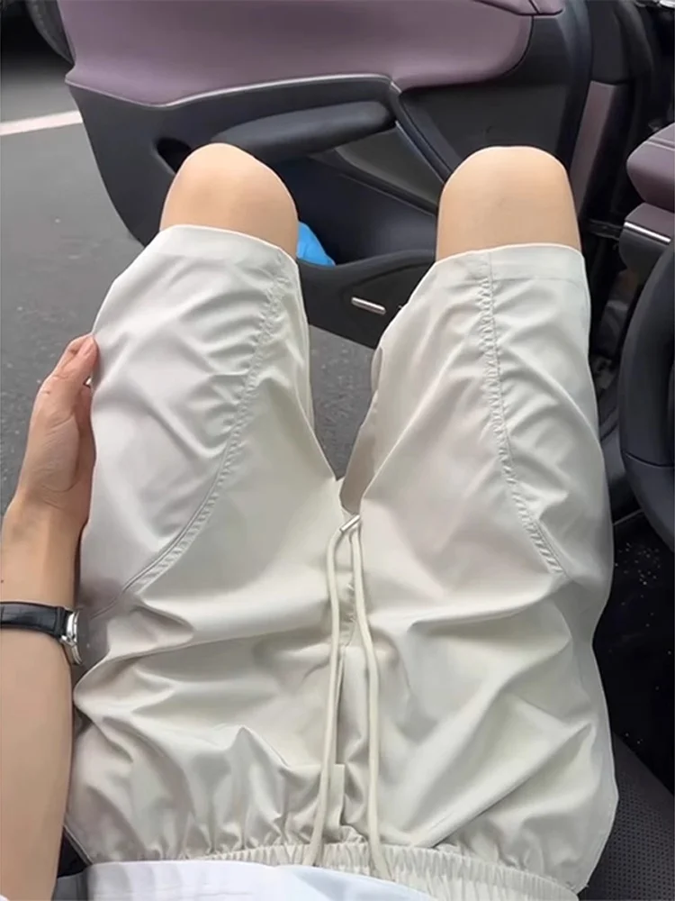 

Cleanfit Men's Qui Dry Ice Silk orts Casual Straight Leg Pants Outdoor Sports Five-Quarter Length Breathable Comfortable