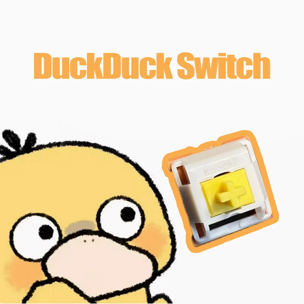 Imagem -01 - Keebox Duckduck Switch Fábrica Lubed Pin Linear Brilha do Sol Interruptores de Teclado Mecânicos Faça Você Mesmo Hmx Ducky Switch 3.5 4.0 keebox duckduck switch fabrica lubed pin linear brilha do sol interruptores de teclado mecanicos faca voce mesmo hmx ducky switch 35 40 01