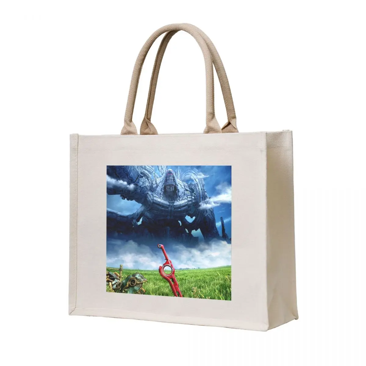 

Xenoblade Chronicles Artwork Design Tote Bag Beach bag sac pour femme Portable shopping bag