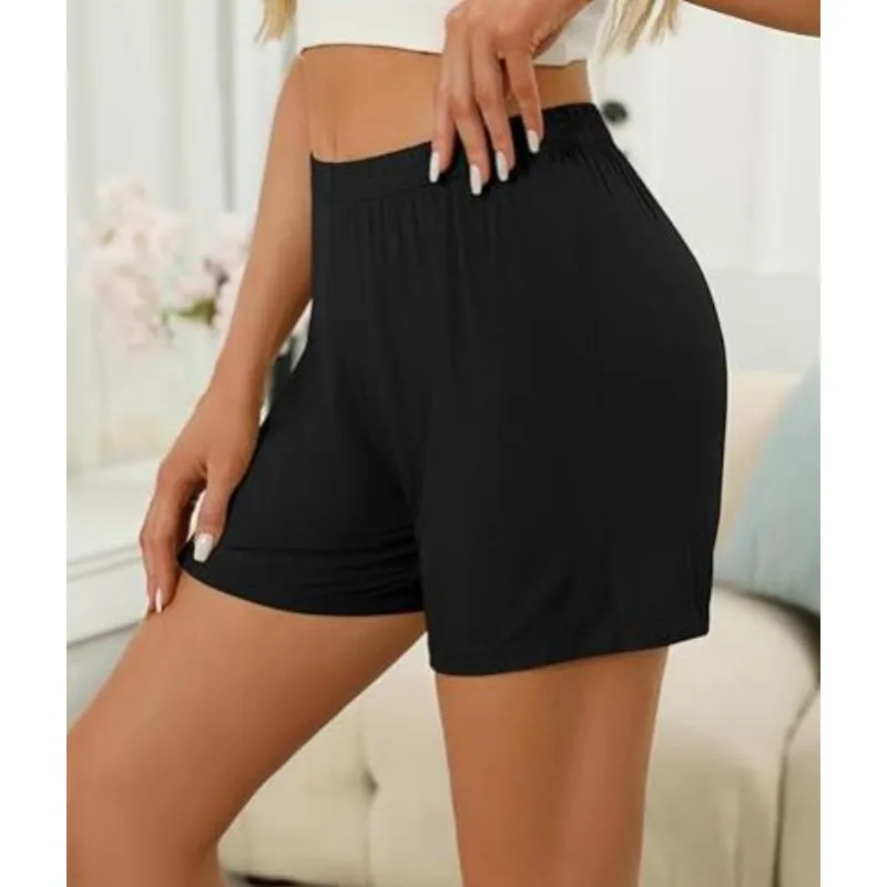 

Casual Women's Shorts Sleepwear Flat Corner New 2026 Summer and Autumn Comfortable Shorts High Waist Sleepwear Half Pants