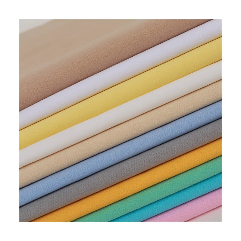 Cotton Lining Fabric By The Meter for Clothes Dress Skirt Pillow Diy Sewing Needlework Cloth Soft Comfortable Thin Plain White