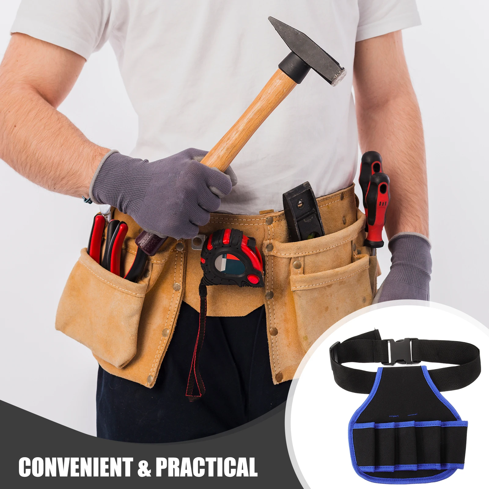 

Tool Bag Organiser Waterproof Multi Pocket Waist Pouch for Maintenance Repair Outdoor Work Ergonomic Design Easy Carry Compact