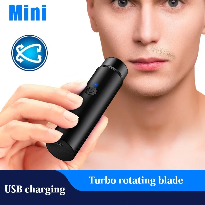 

Portable Mini Electric Shaver Razor For Women Men Hair Trimmer Clipper USB Rechargeable Barber Shaving Tool Home Travel Car Use