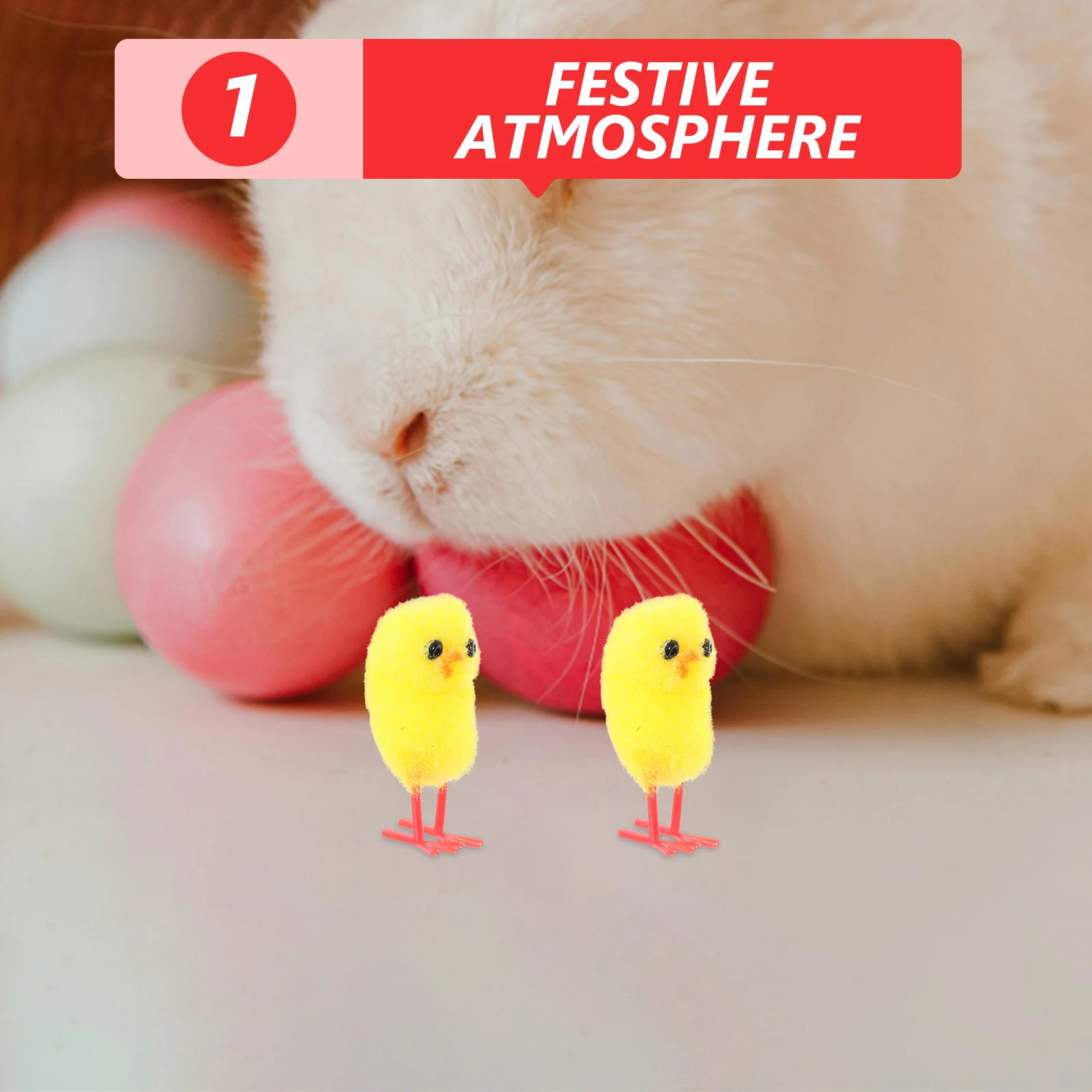 18 Stück Osterküken-Dekorationen, weich, realistisch, handgefertigt, kleines Küken für Tischdekoration, Mitbringsel, Frühlingsdekoration, Heimbüro