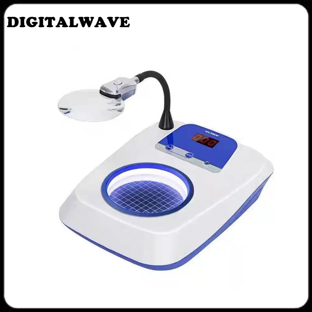 220V Laboratory Digital Display Colony Counter Bacteria Testing Equipment Bacteria Count Detector With 3/6X Magnifier