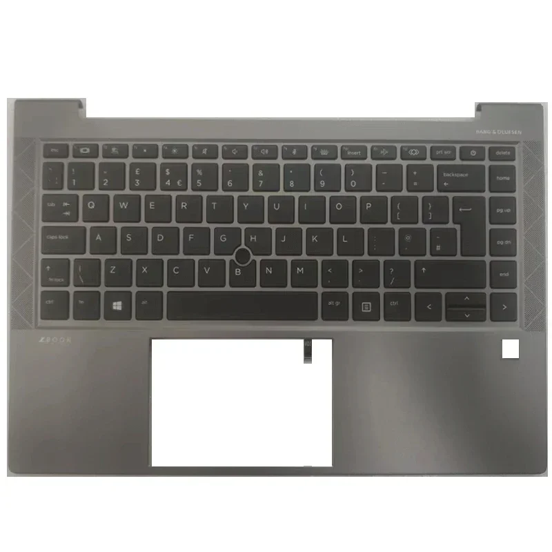 

For HP ZBOOK Firefly 14 G7 G8 Palmrest w/Keyboard White Backlit Gray