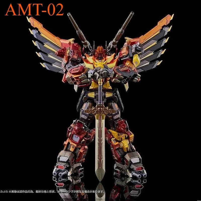In Stock Original Deformed Toy TAKARA AMT-02 G1 Soaring Into The Sky AMT02 T-SPARK Steel Machine God 3C Movable Doll Gift