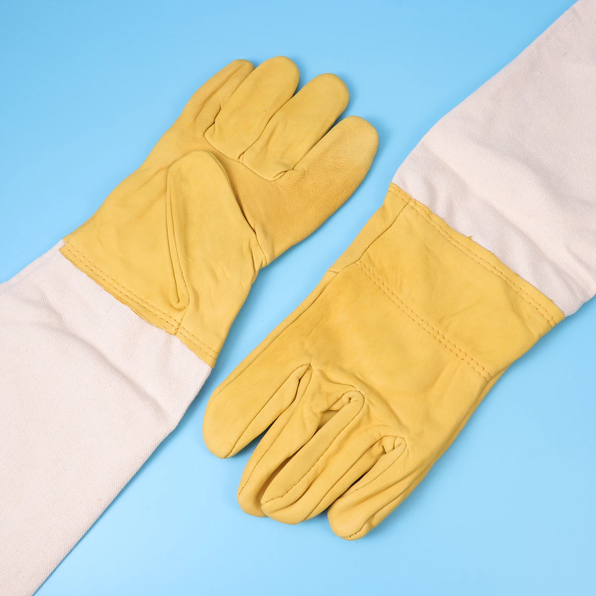 

1 Pair Beekeeping Protective Wear Breathable Mesh Elastic Wrist Long Sleeve For Beekeepers Work Beekeeping