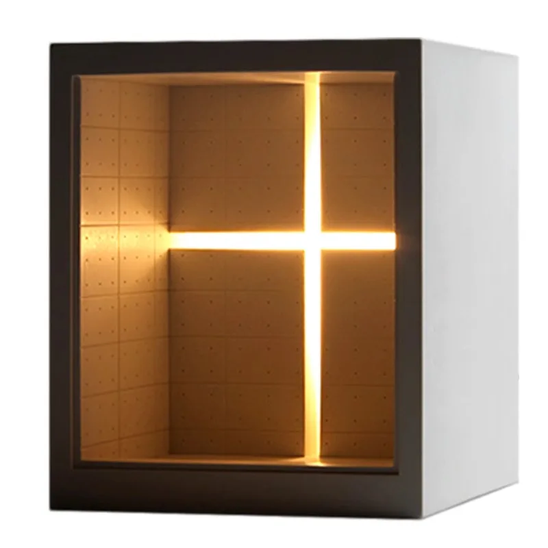 

Classic Architecture Church of Light Concrete Atmosphere Night Lights Engagement Wedding Boys and Girls Gifts