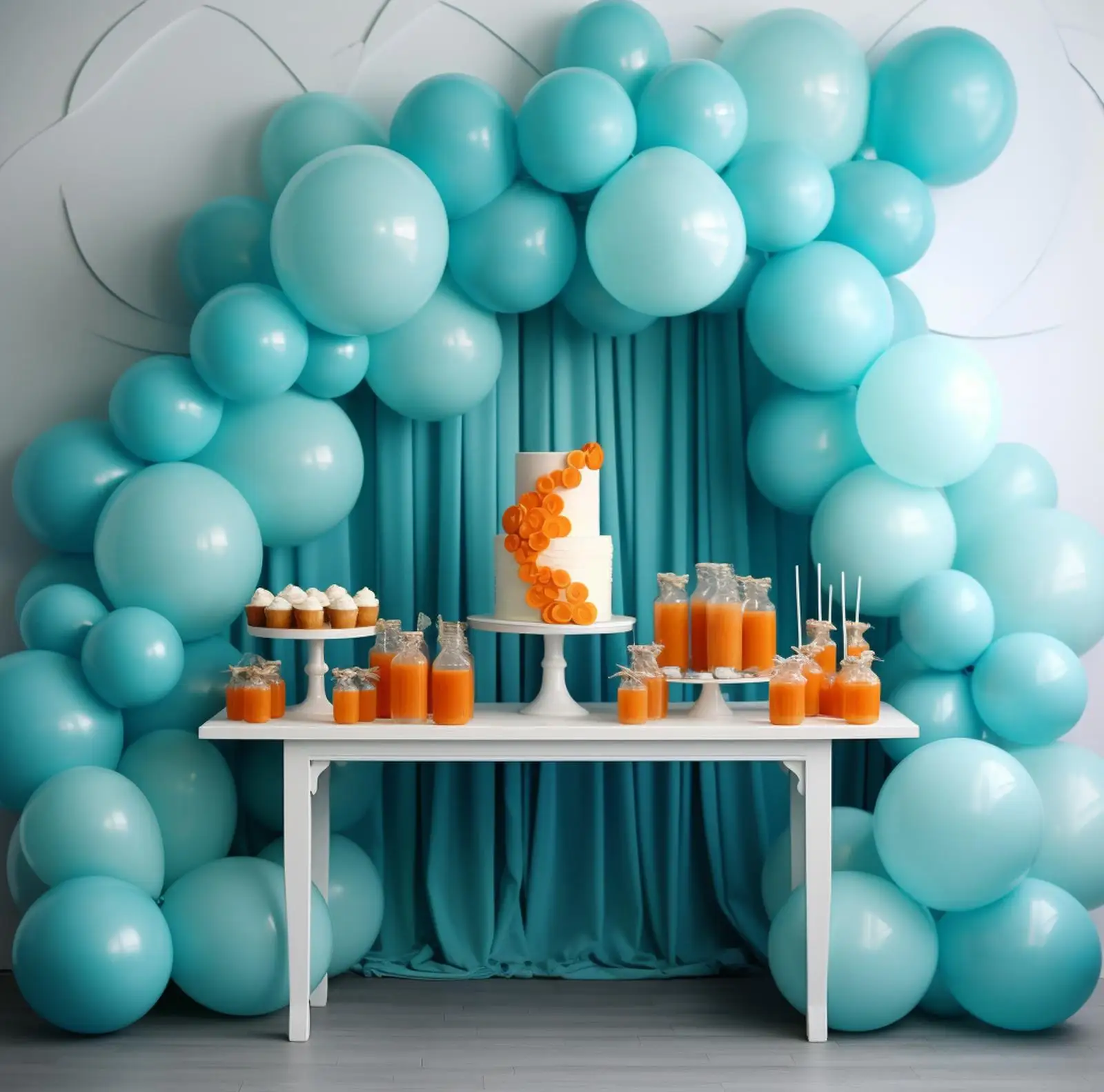 75pcs Set For Birthday Party Streamers Decorations Latex Party Balloons Hanging Swirls Latex Balloon Streamers Party Decorations