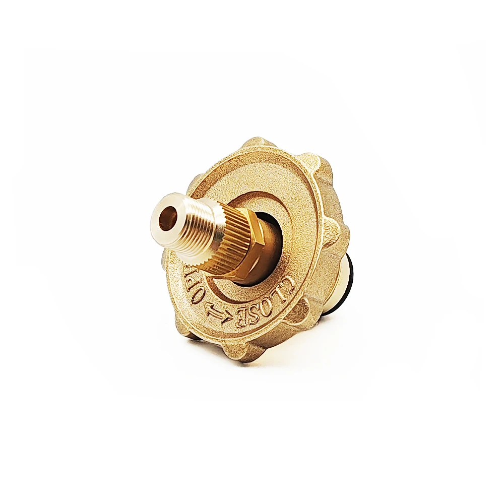 POL Propane Tank Adapter Copper LPG Tank Connector to EN417 Lindal Valve Stoves American Outdoor Gas Cylinder Adapter.