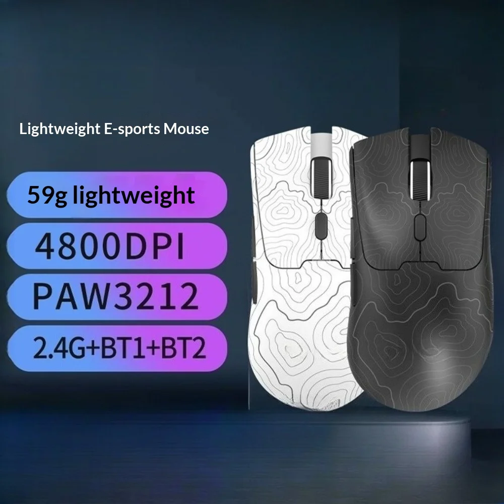 Silent Bluetooth Mouse Wireless Rechargeable Ergonomic Long Battery Life for Laptop PC Office Home Student Business Daily Use