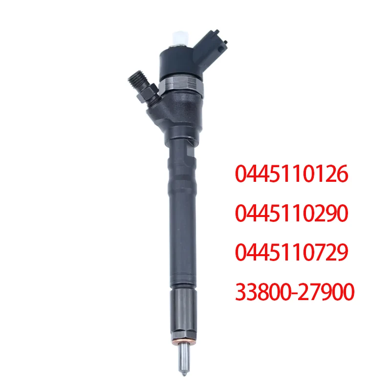 New Diesel Fuel Injector 33800-27900 0445110126 0445110290 0445110729 For HYUNDAI Santa Fe Tucson / KIA Sportage 2.0 CRDi