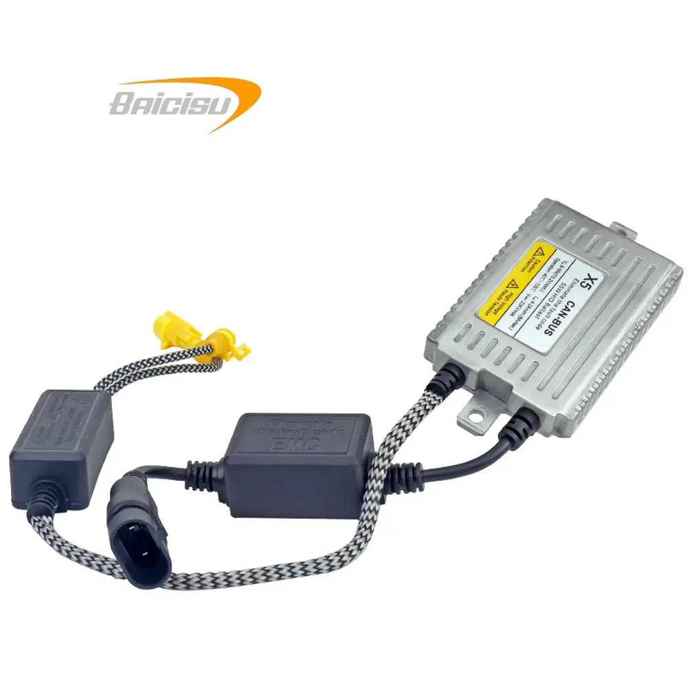 وحدة الإشعال الأصلية DLT Canbus خالية من الأخطاء HID AC55W DLT X5 مفاعل الكتلة الرقمية لوحدة مصدر ضوء زينون