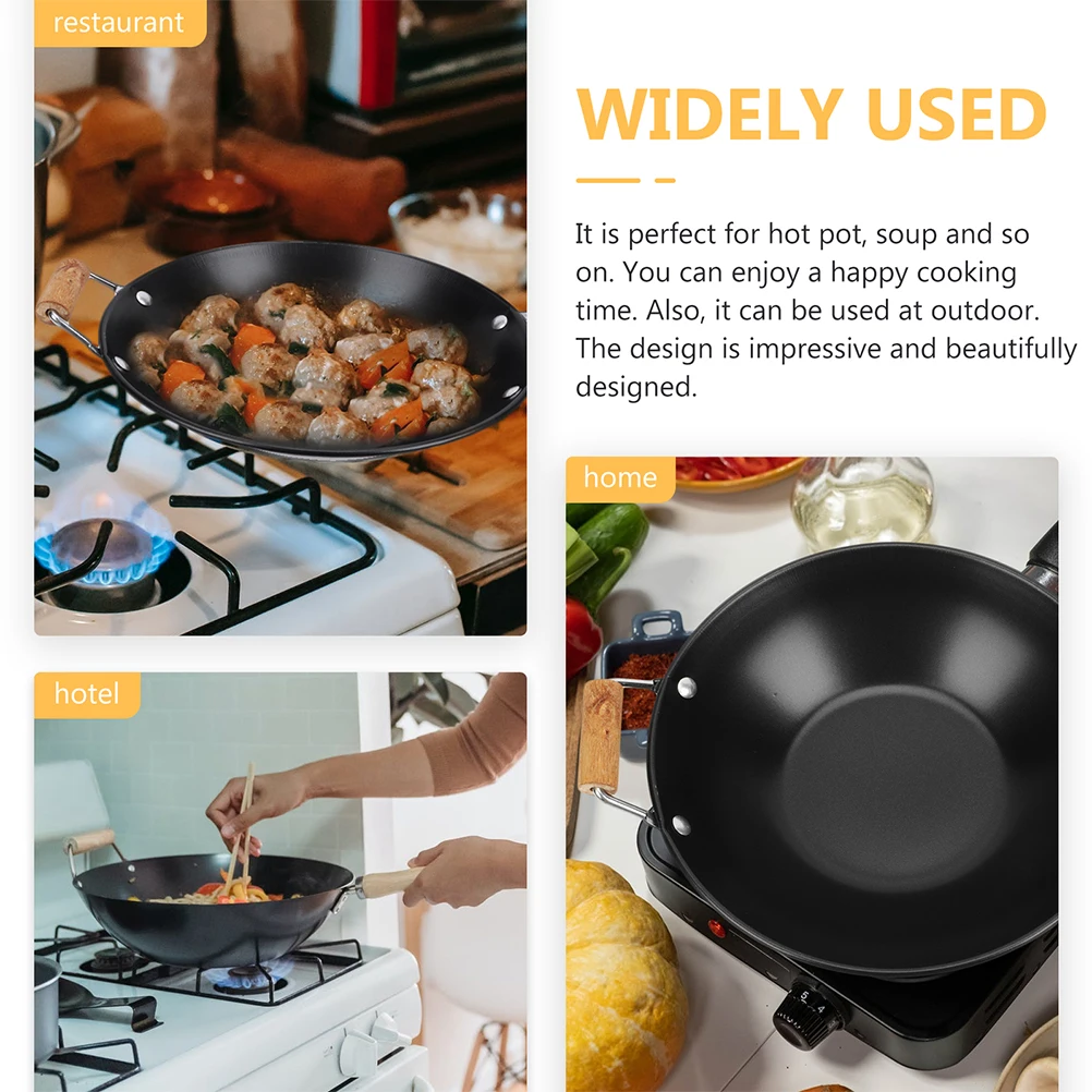 

Anti Overflow Thickened Cooking Household Kitchen Supply Material Heat Resistant Non Stick Surface Easy Clean