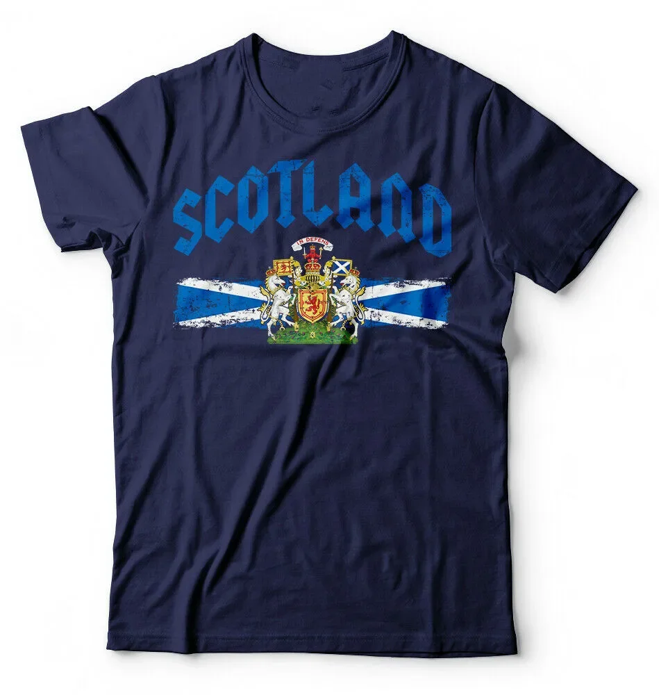 Scotland Heritage Badge Unisex T-Shirt 100% Cotton O-Neck Short Sleeve Summer Casual Mens T-shirt Streetwear