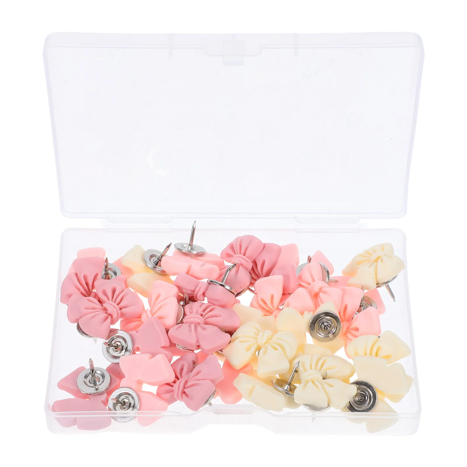 

30 шт. портативных компактных декоративных кнопок-бантиков из смолы для заметок, фотографий, планирования и организации на стене