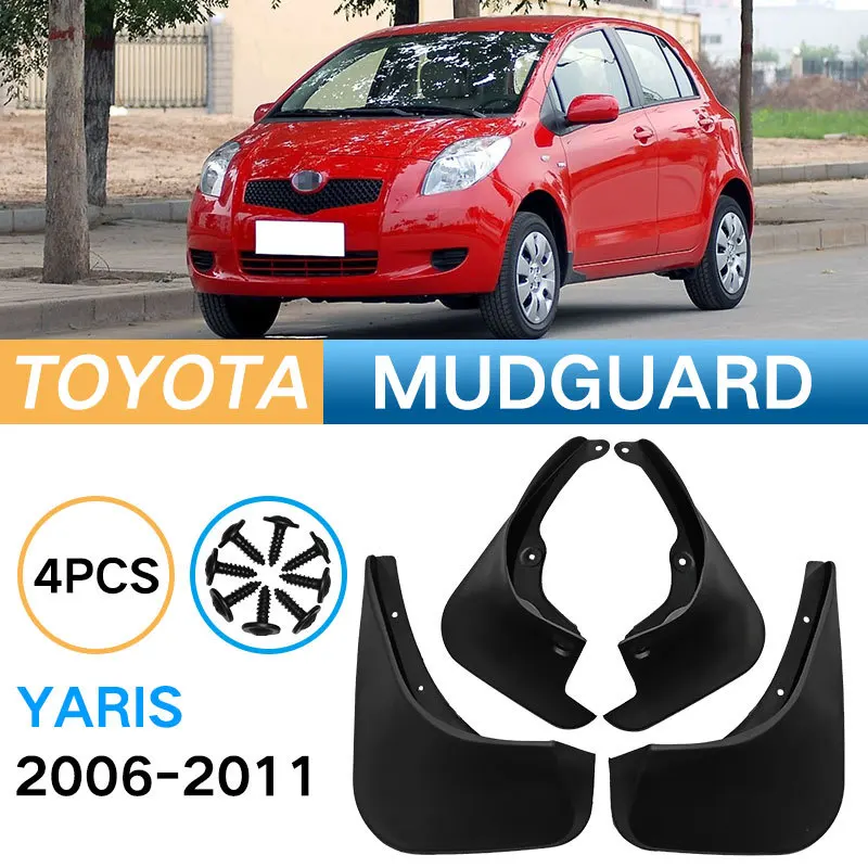 

Auto Mud Guards for Toyota Yaris 2006-2011 Car Tires Mudguards and Bearings Car Modification Mud Flaps Easy Installation