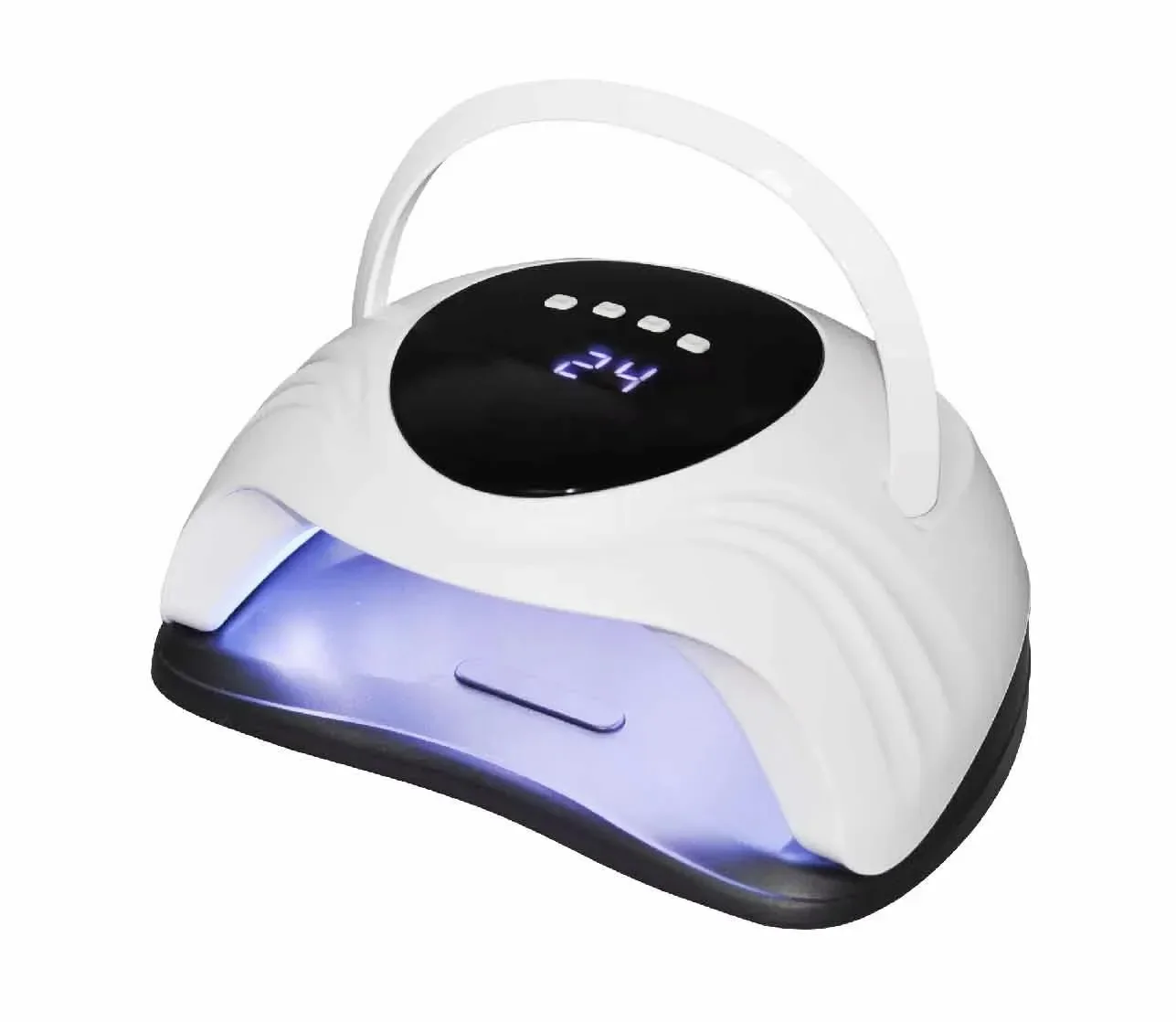 120W UV LED Nail Lamp, Fast Curing for Gel Polish, Portable Manicure Dryer