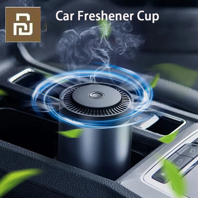 

Youpin Car Air Freshener Diffuser Metal Cup Holder Car Perfume with Activated Carbon Paste For Car Fragrance Air Freshner