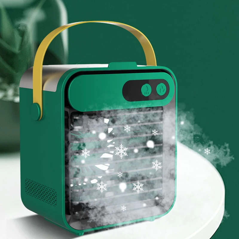 Мини-вентилятор-кулер для офиса, USB, портативный, 3-скоростной, для личного пространства, водяное охлаждение для дома