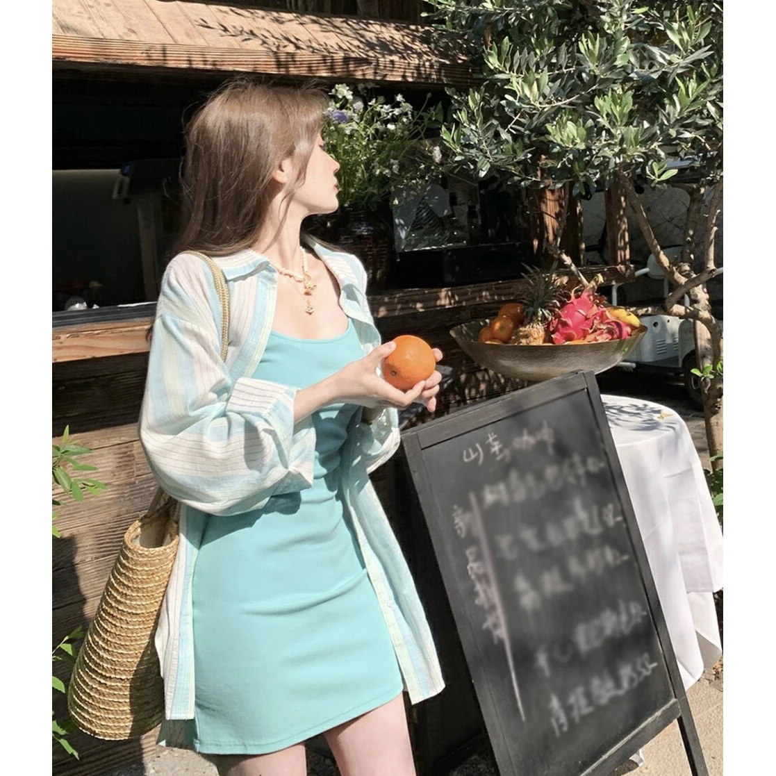 

Летний женский комплект для пляжа, купальник из двух частей, круглый вырез, производство Дельта реки Янцзы