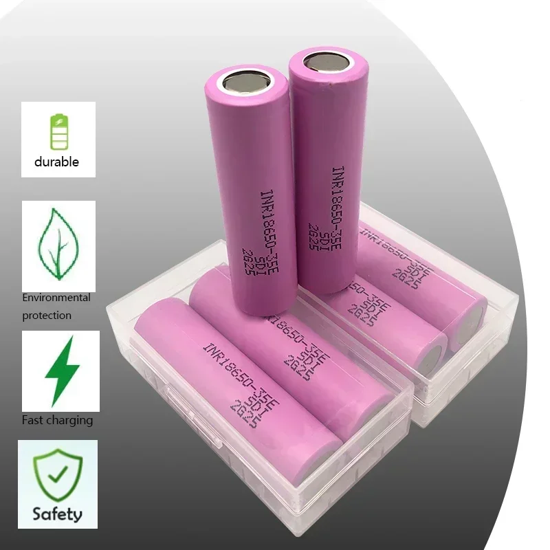 2024 new 100% original 18650 3500mAh 3.7V lithium-ion rechargeable battery. Usage: electric tools, drills, planers, etc.