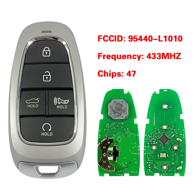 

FCCID 95440-L1010 For Hyundai Sonata 2019-2020 5 Button Smart Key Fcc TQ8-F08-4F27 CN020182