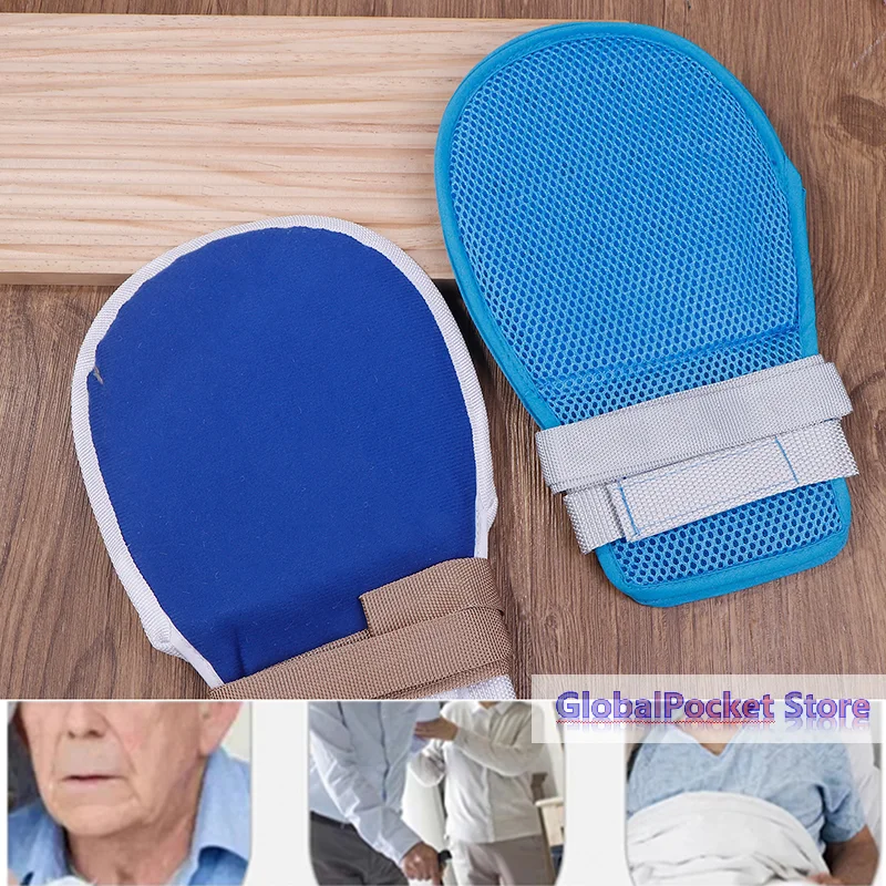 

[TG823]1 Pcs Restraint Glove Detachable Bedridden Patient Anti Fall Hand Constraint Protector Elderly Anti Fixed Glove