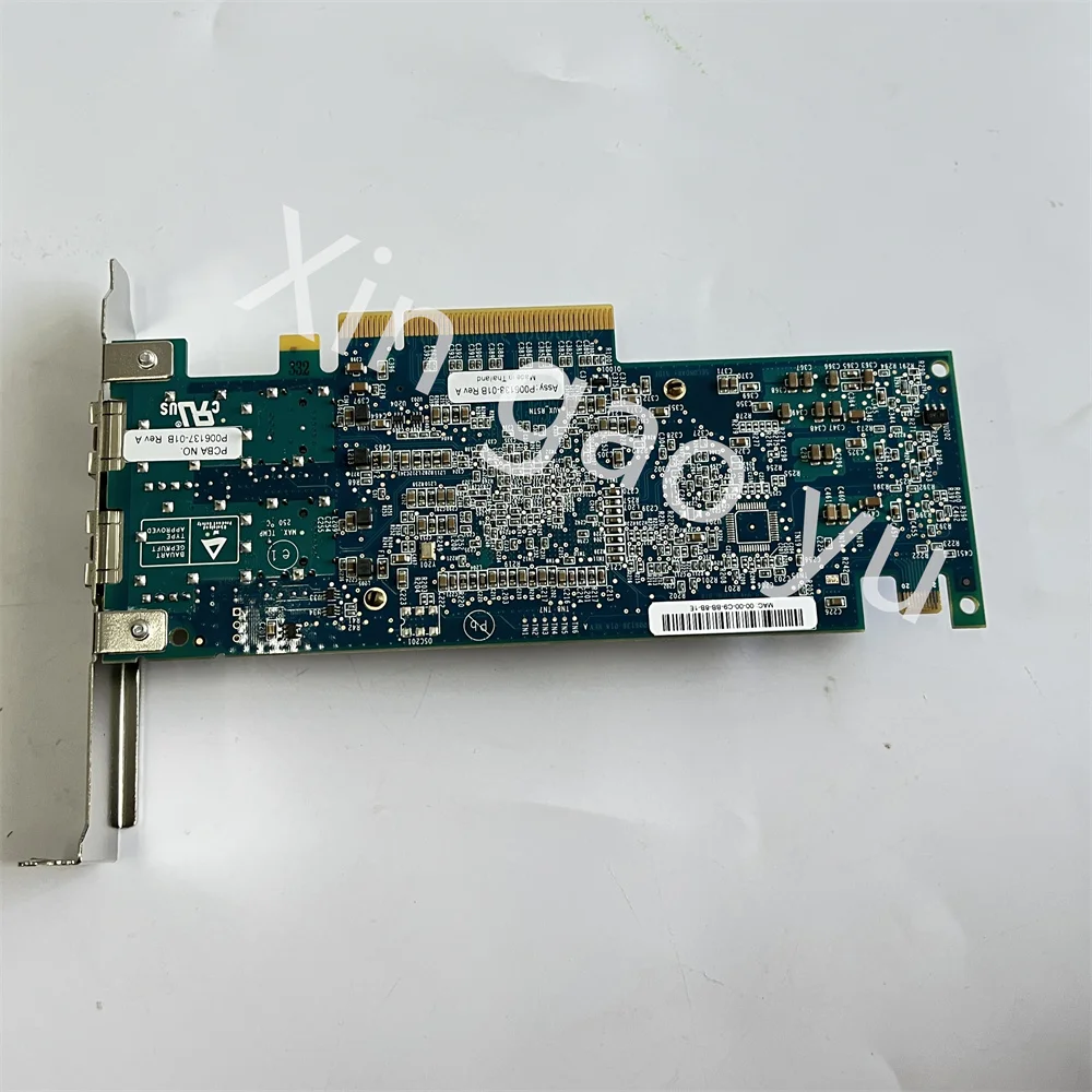 สำหรับ10Gb PCI-E การ์ดเครือข่าย FC พอร์ตคู่49Y7941 49Y7942การ์ด P006138-01B v.a ออปติก100% การทดสอบที่สมบูรณ์แบบ