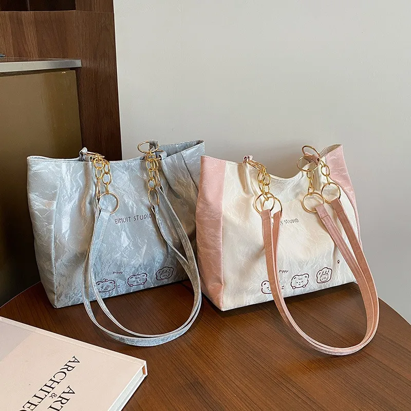 

2025 Новый минималистичный женский рюкзак большой вместимости, универсальные повседневные сумки на одно плечо для поездок на работу