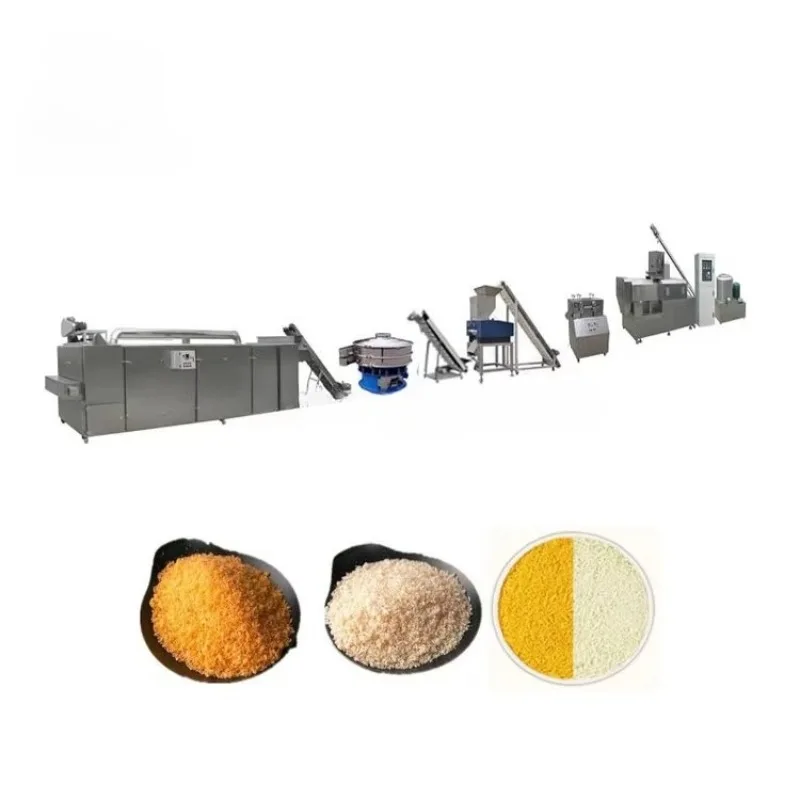Custom Panko Bread Crumbs Production Line, Crispy & Uniform, Special for Flaky & Crispy Panko Bread Crumb