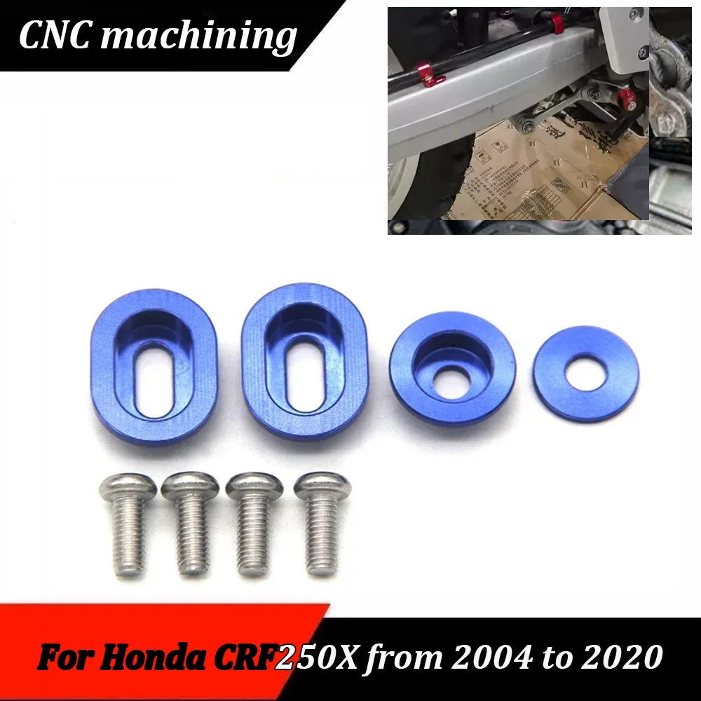 

Motorcycle Chain Slider Washer CNC Machining Swing ARM Pad Buckles For Honda CRF250X CRF250L CRF450R CR85 CR125 CR250 CR80
