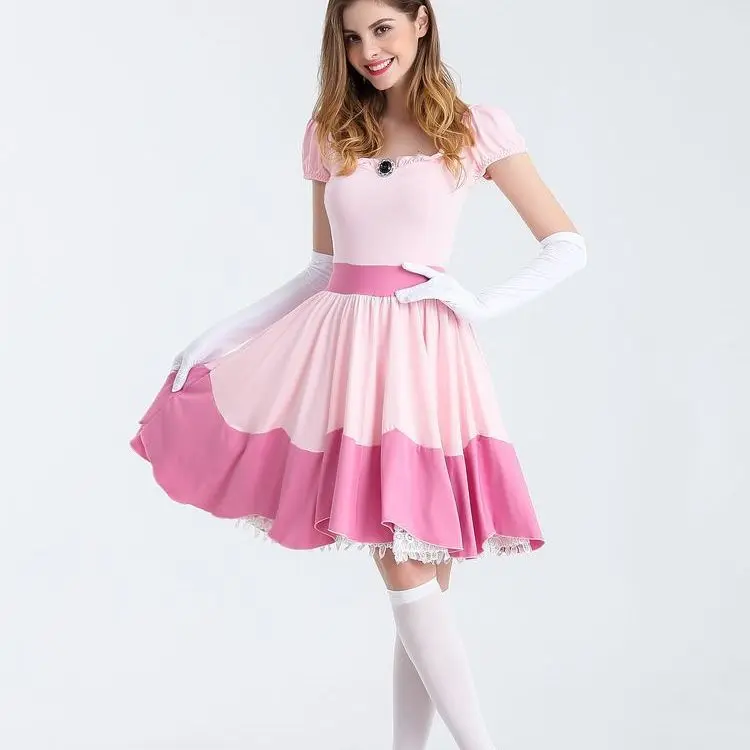 Princ Sneeuwwitje Kostuum Halloween Role-plang Club Cosplay Fairy T S orm Dames Traditioneel Etnisch Podium Cos...