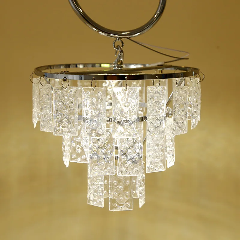 Wedding props wrought iron three-headed crystal street light stage arrangement decorative luminous road guide