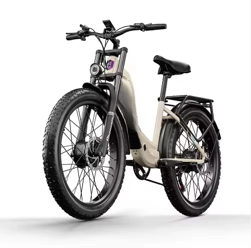 تعليق 48v2000W 17.5AH 26 بوصة دراجة جبلية للكبار بطارية ليثيوم 7 سرعات دراجة كهربائية SHENGMILO