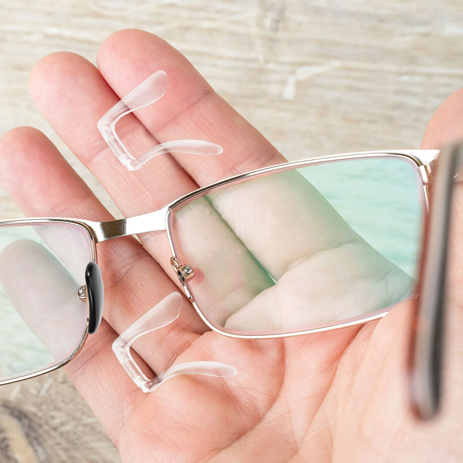 

2pcs Eyeglass Nose Pads Replacement U Shaped Bridge Pads For Glasses Sunglasses Anti Slip Cushions Repair Kit Safety Eyewear