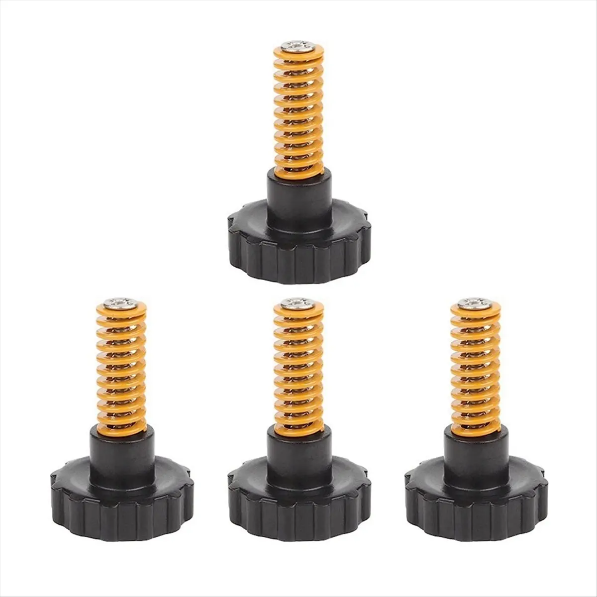 A85P 3D Printer Hot Bed Leveling Wheel Accessories for CR-10, for Ender 3 Nuts, Screws, Springs Calibration Platform Kit M3