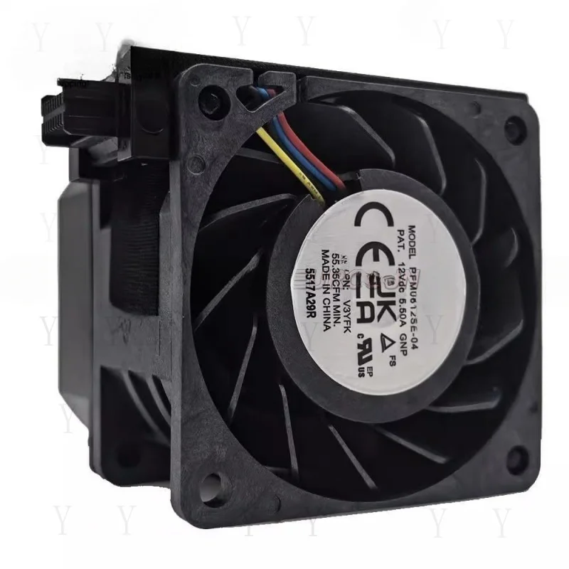 

Новый вентилятор охлаждения Y+ для Dell R750 R7525 05NHJV 5NHJV PFM0612SE-04 5.50A 12V