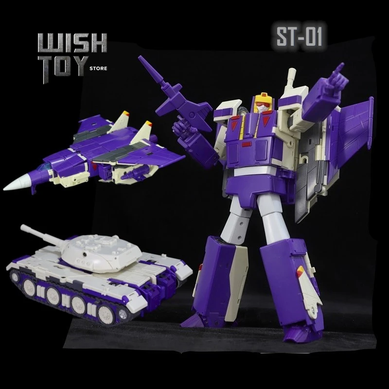 Star Toys Transformation ST01 ST-01 Blitzwing Three Change Warrior Mp Scale G1 Series Anime Action Figure Robot Gift